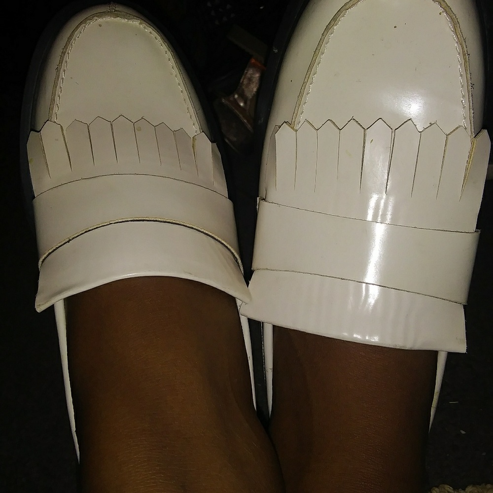 Cream colored Oxfords